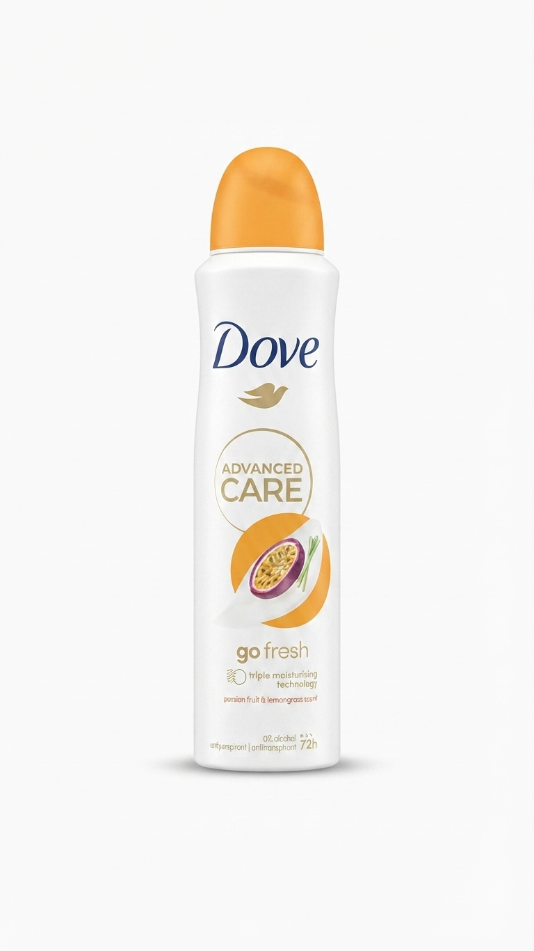 اسپری داو Dove اصل با ماندگاری ۷۲ ساعته بسیار خوشبو و ملایم ساخت کشور انگلیس ضدتعریق و نرم کننده پوست تا ساعتها حجم ۲۵۰ میل